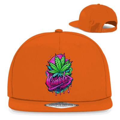 Snapback Rapper Cap - Cannabis | Division420®