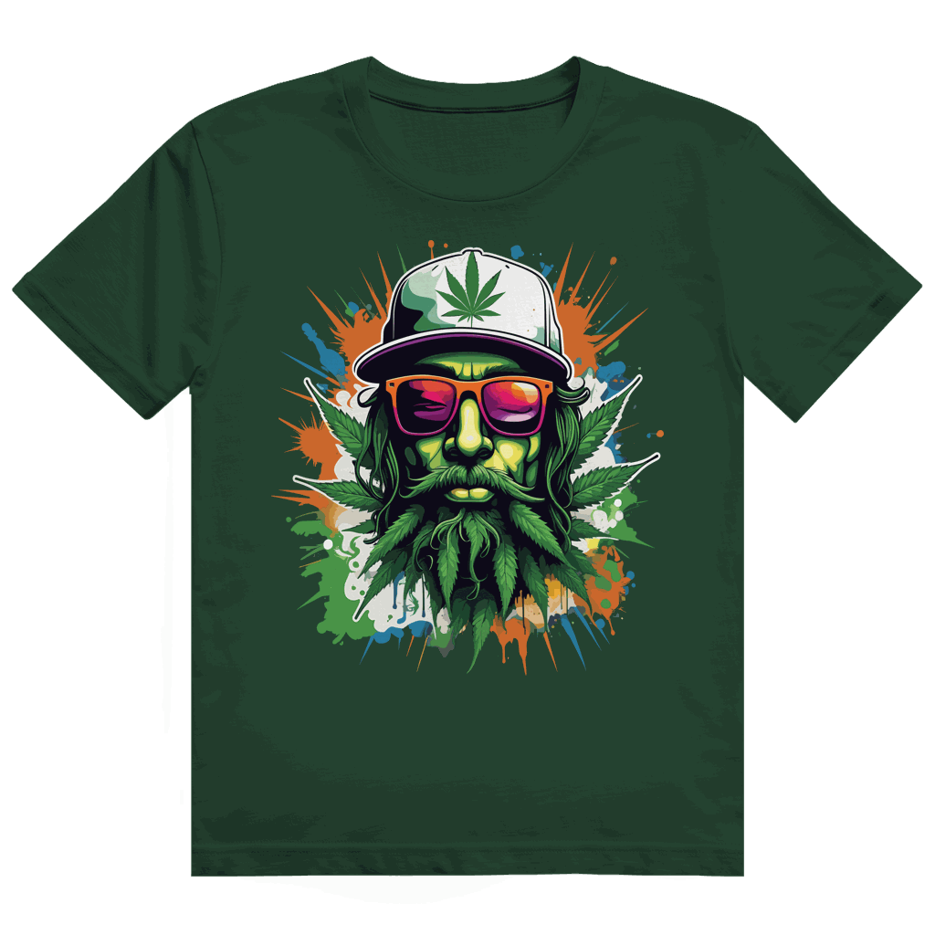 Heavy Cotton T-Shirt - Weed Head | Division420®