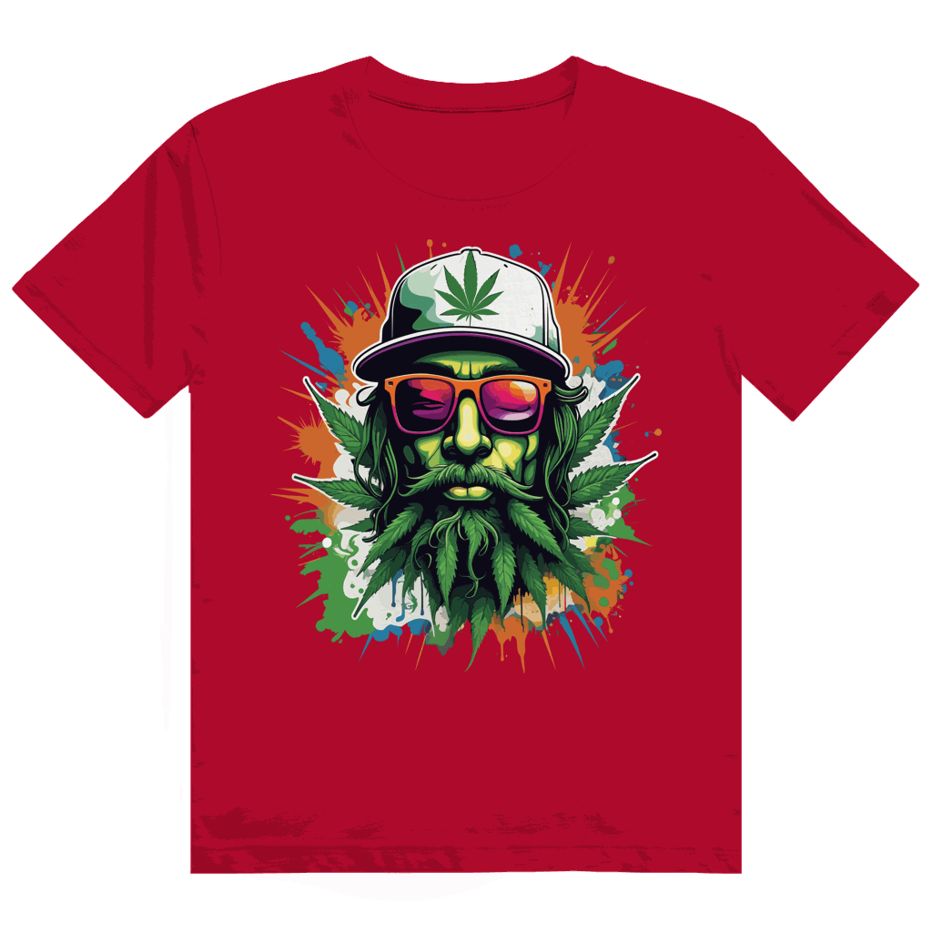 Heavy Cotton T-Shirt - Weed Head | Division420®