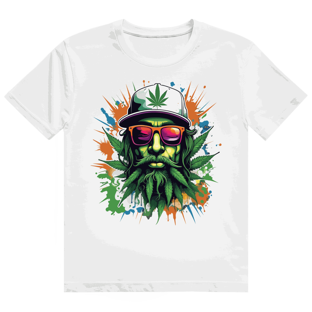 Heavy Cotton T-Shirt - Weed Head | Division420®