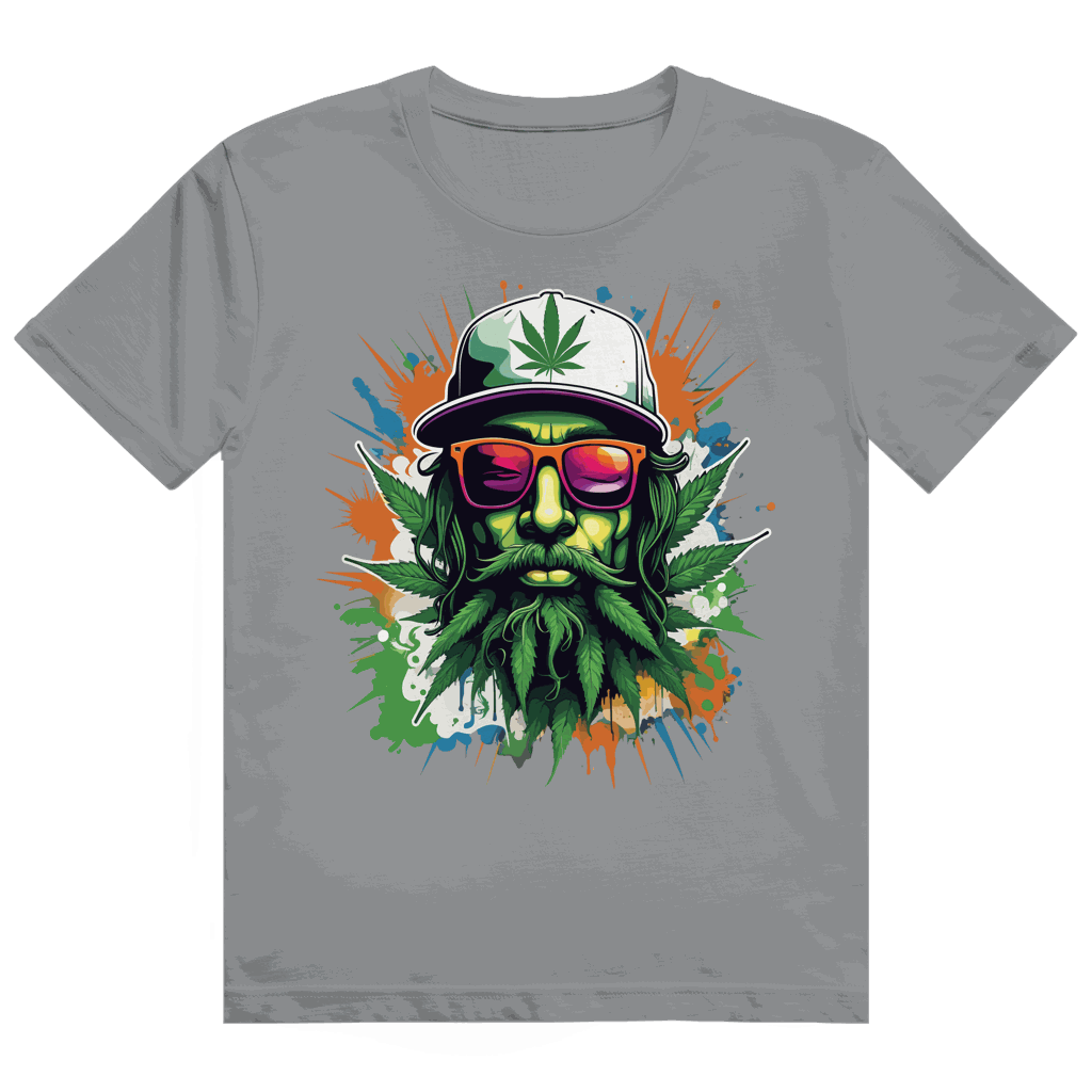 Heavy Cotton T-Shirt - Weed Head | Division420®