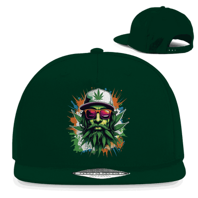 Snapback Rapper Cap - Weed Head | Division420®