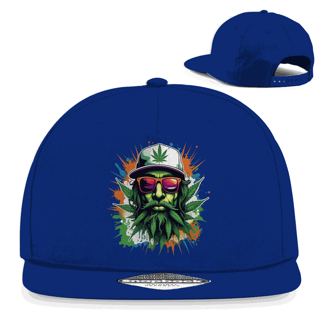 Snapback Rapper Cap - Weed Head | Division420®