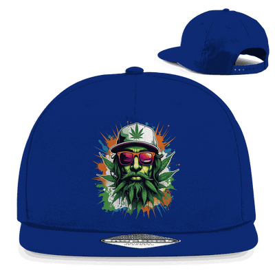 Snapback Rapper Cap - Weed Head | Division420®