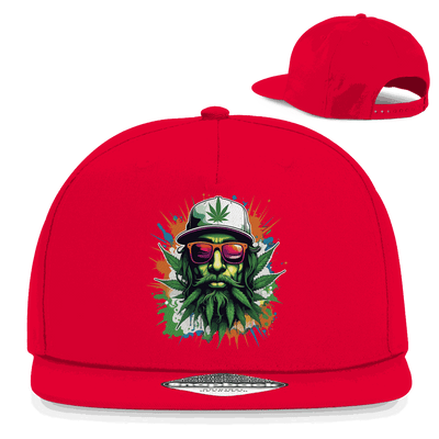 Snapback Rapper Cap - Weed Head | Division420®