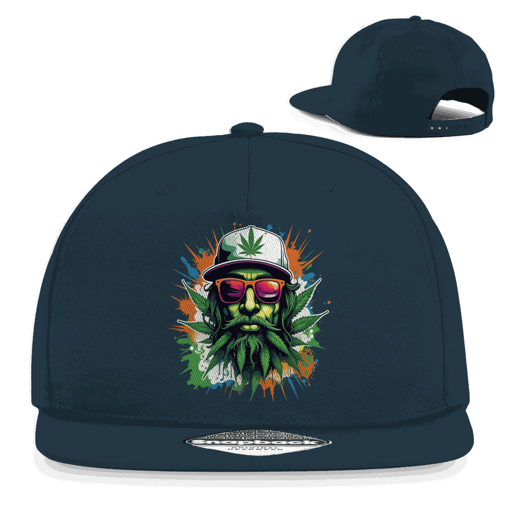 Snapback Rapper Cap - Weed Head | Division420®