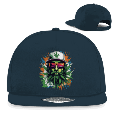 Snapback Rapper Cap - Weed Head | Division420®