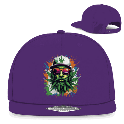 Snapback Rapper Cap - Weed Head | Division420®