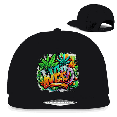 Snapback Rapper Cap - Weed | Division420®