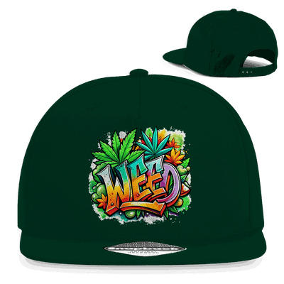Snapback Rapper Cap - Weed | Division420®