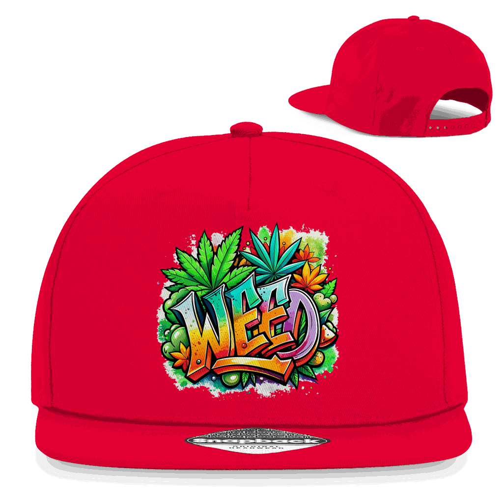 Snapback Rapper Cap - Weed | Division420®