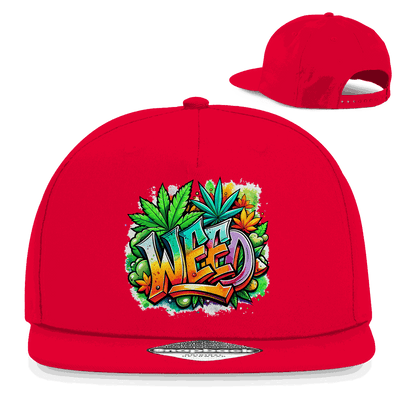 Snapback Rapper Cap - Weed | Division420®