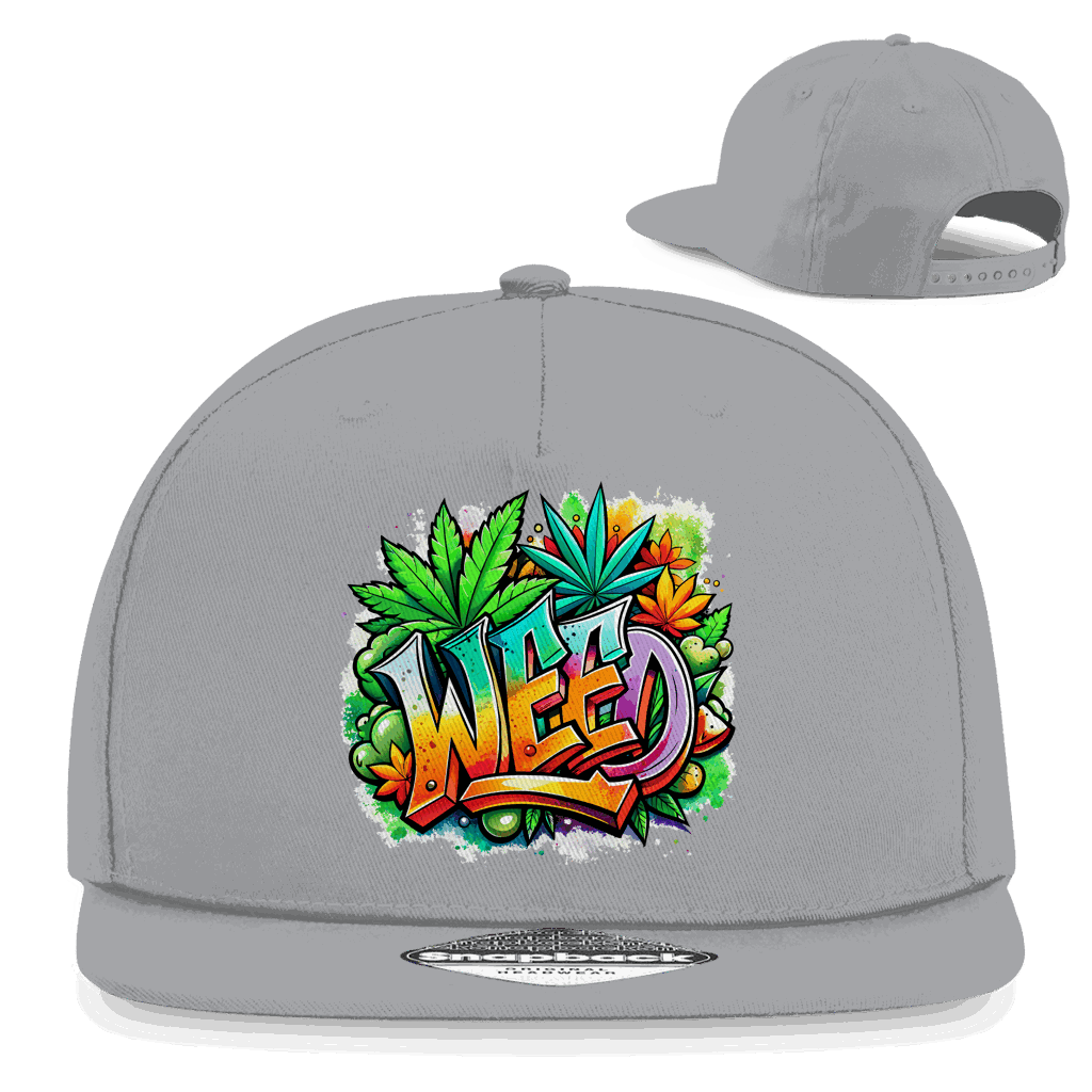 Snapback Rapper Cap - Weed | Division420®