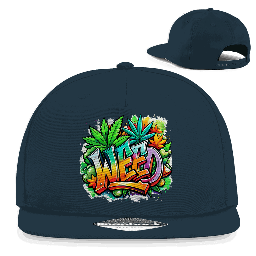 Snapback Rapper Cap - Weed | Division420®