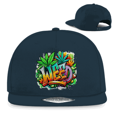 Snapback Rapper Cap - Weed | Division420®