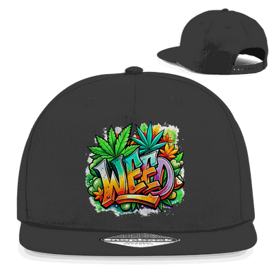 Snapback Rapper Cap - Weed | Division420®