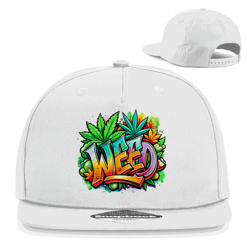 Snapback Rapper Cap - Weed | Division420®