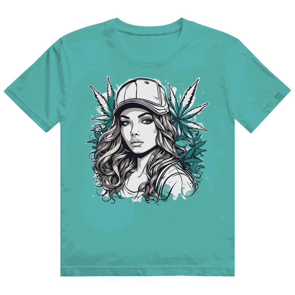 Heavy Cotton T-Shirt - Sweet Ganja Girl | Division420®