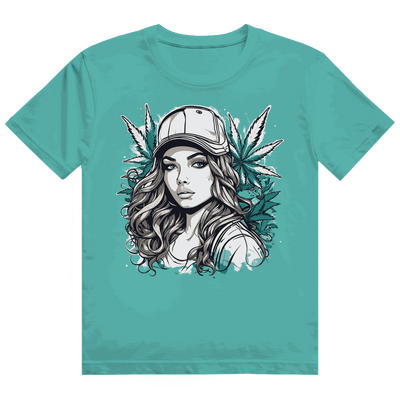 Heavy Cotton T-Shirt - Sweet Ganja Girl | Division420®