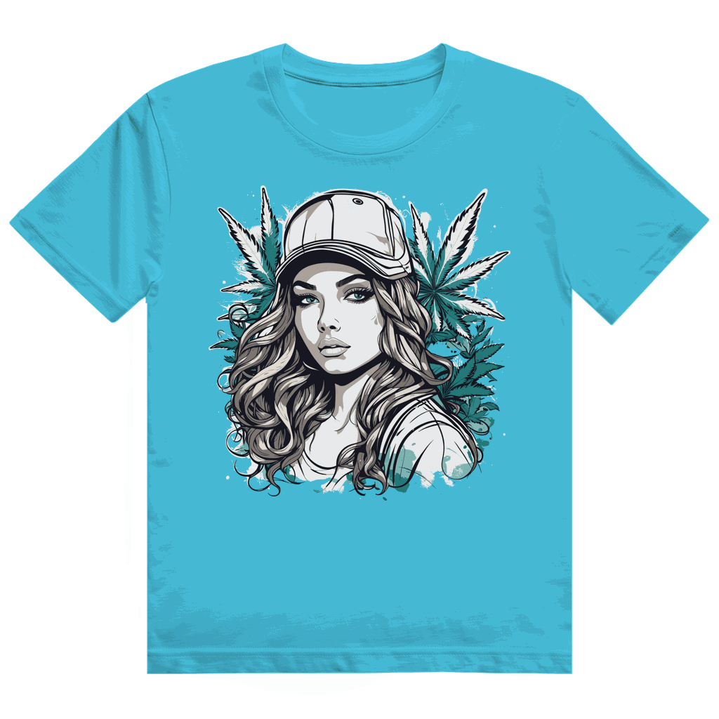 Heavy Cotton T-Shirt - Sweet Ganja Girl | Division420®