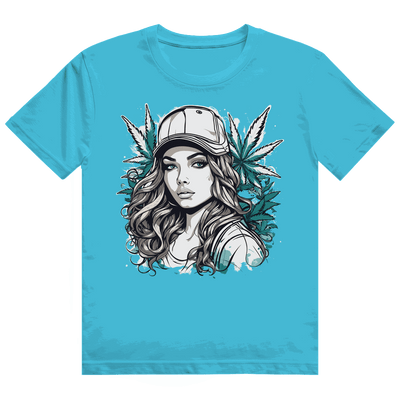 Heavy Cotton T-Shirt - Sweet Ganja Girl | Division420®