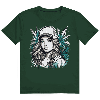 Heavy Cotton T-Shirt - Sweet Ganja Girl | Division420®