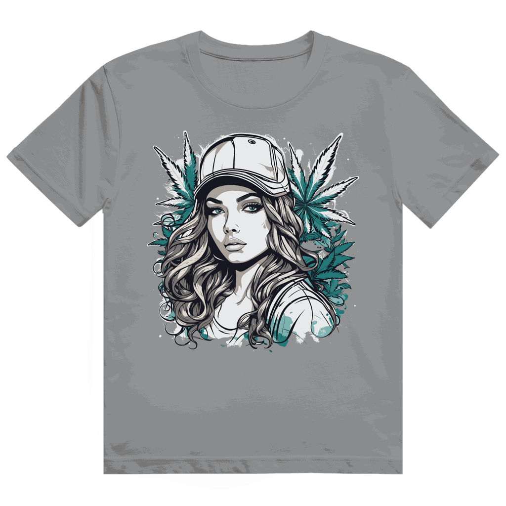 Heavy Cotton T-Shirt - Sweet Ganja Girl | Division420®