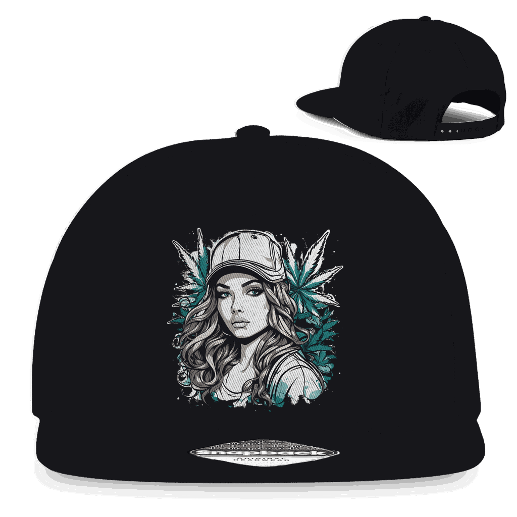 Snapback Rapper Cap - Sweet Ganja Girl | Division420®