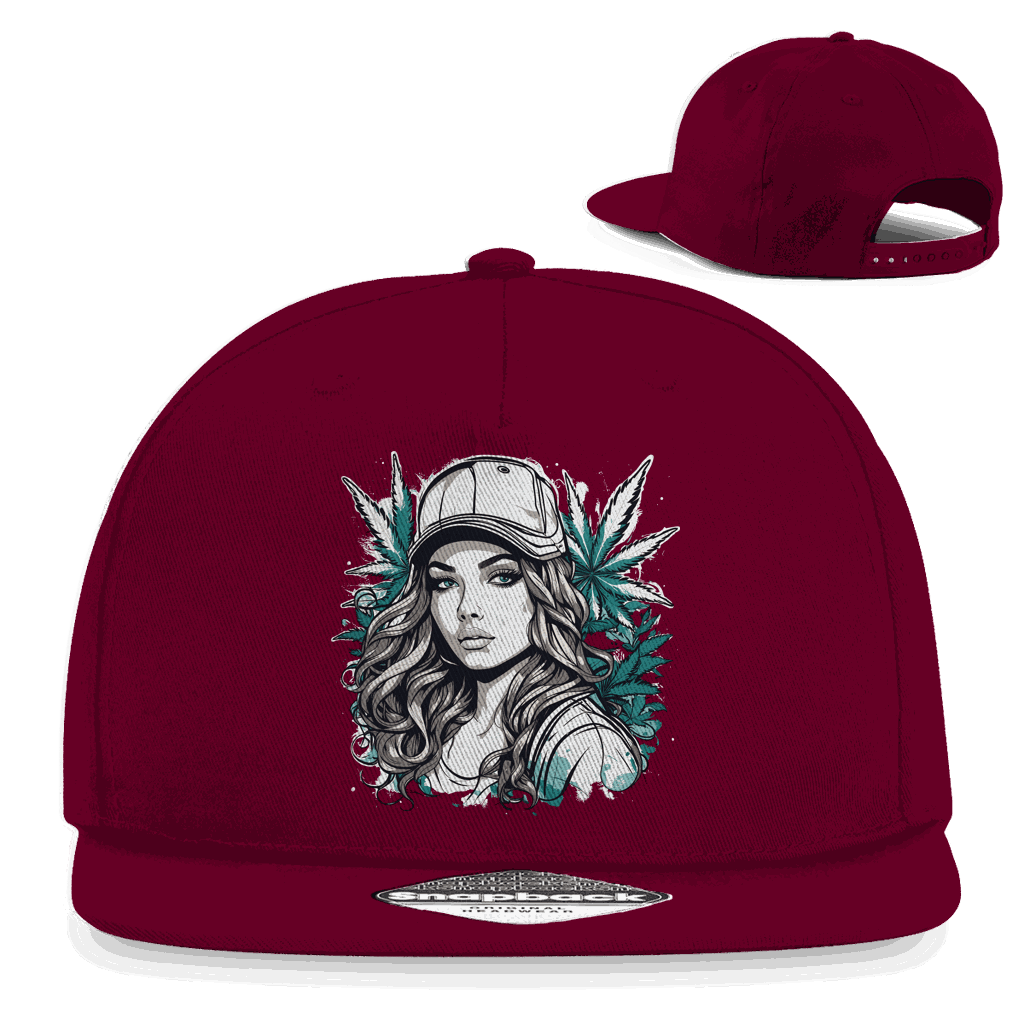 Snapback Rapper Cap - Sweet Ganja Girl | Division420®