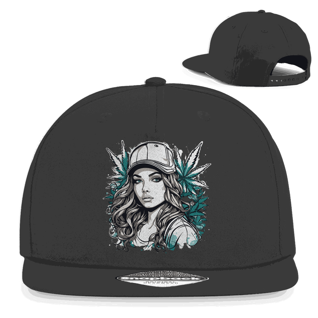 Snapback Rapper Cap - Sweet Ganja Girl | Division420®