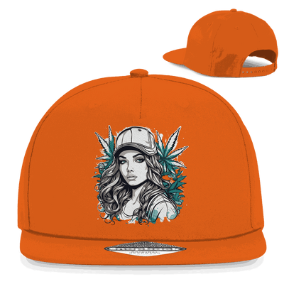 Division420 Snapback Cap Sweet Ganja Girl 5-panel cotton twill streetwear hat
