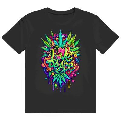 Heavy Cotton T-Shirt - Love Peace | Division420®