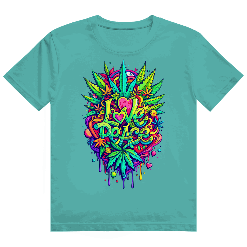 Heavy Cotton T-Shirt - Love Peace | Division420®