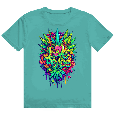 Heavy Cotton T-Shirt - Love Peace | Division420®