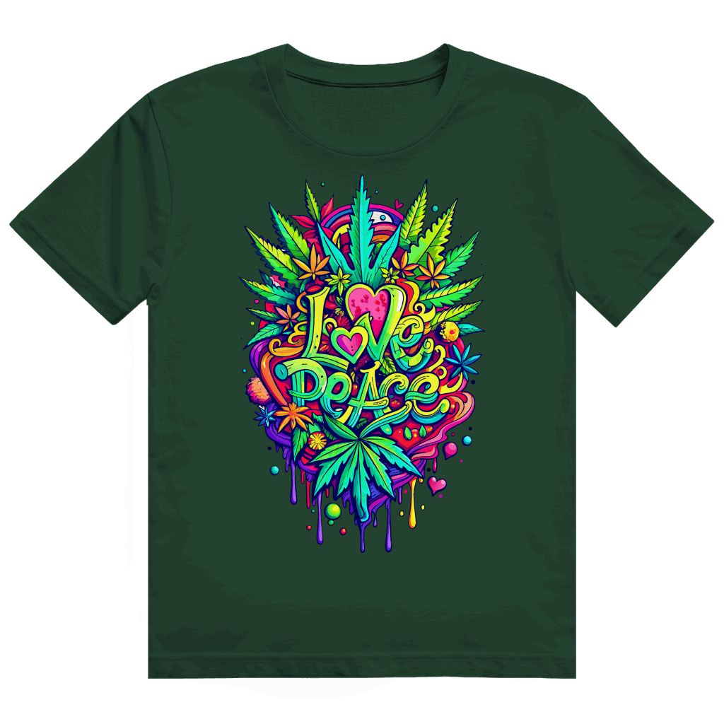 Heavy Cotton T-Shirt - Love Peace | Division420®