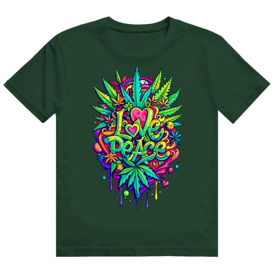 Heavy Cotton T-Shirt - Love Peace | Division420®