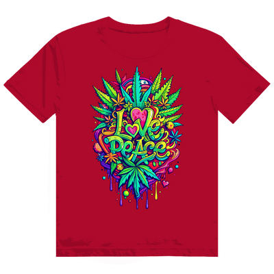 Heavy Cotton T-Shirt - Love Peace | Division420®