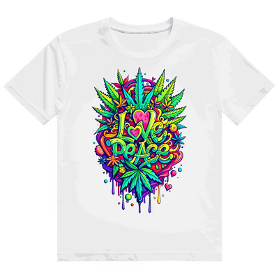 Heavy Cotton T-Shirt - Love Peace | Division420®