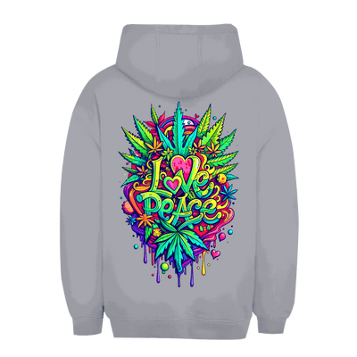 Unisex Oversize Hoodie - Love Peace | Division420®
