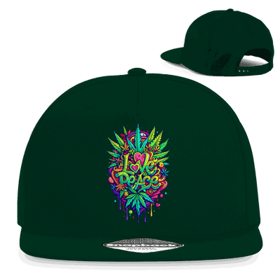 Snapback Rapper Cap - Love Peace | Division420®