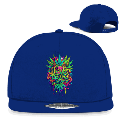 Snapback Rapper Cap - Love Peace | Division420®