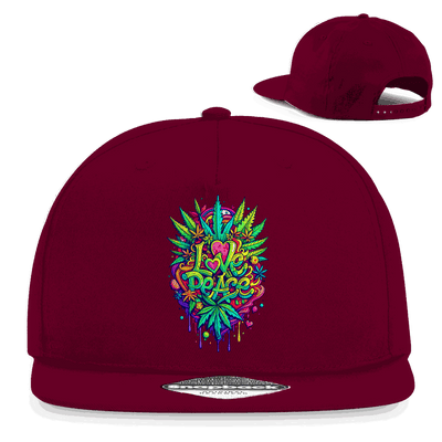 Snapback Rapper Cap - Love Peace | Division420®