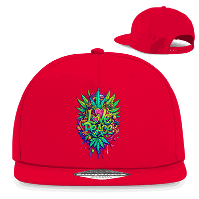 Snapback Rapper Cap - Love Peace | Division420®