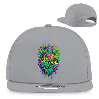 Snapback Rapper Cap - Love Peace | Division420®