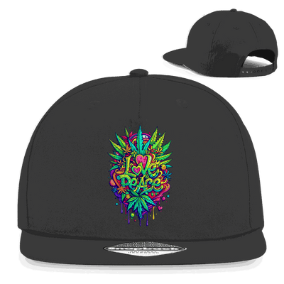 Snapback Rapper Cap - Love Peace | Division420®
