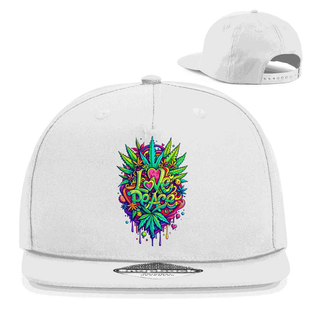 Snapback Rapper Cap - Love Peace | Division420®
