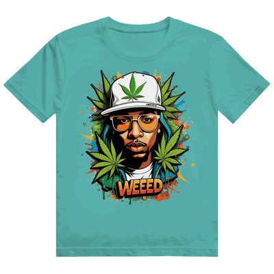Division420 Heavy Cotton T-Shirt Weeed Boy unisex streetstyle cotton size chart