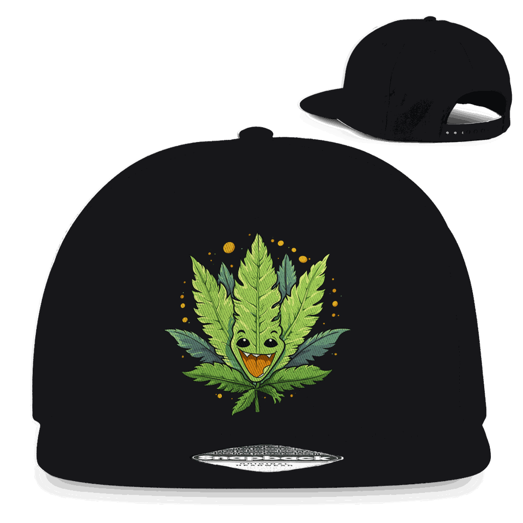 Snapback Rapper Cap - Crazy Leaf | Division420®