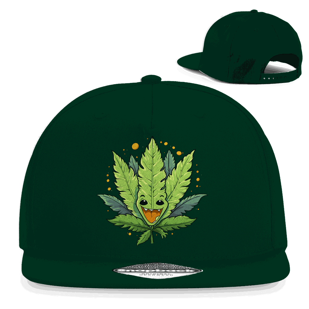 Snapback Rapper Cap - Crazy Leaf | Division420®