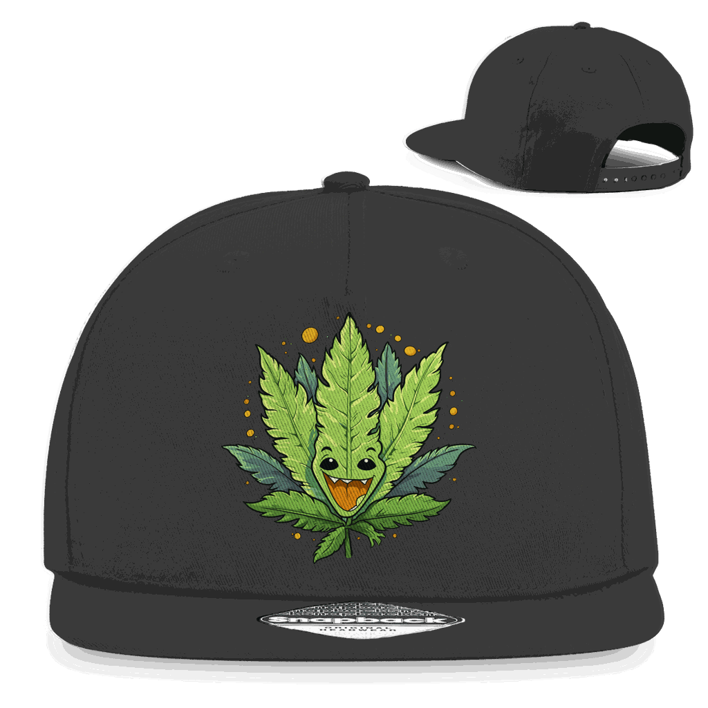 Snapback Rapper Cap - Crazy Leaf | Division420®